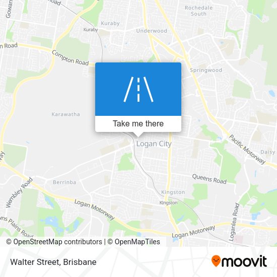 Walter Street map
