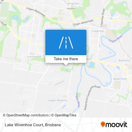 Lake Wivenhoe Court map