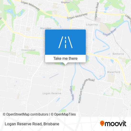 Logan Reserve Road map