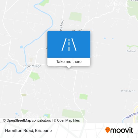 Hamilton Road map