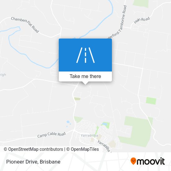 Pioneer Drive map