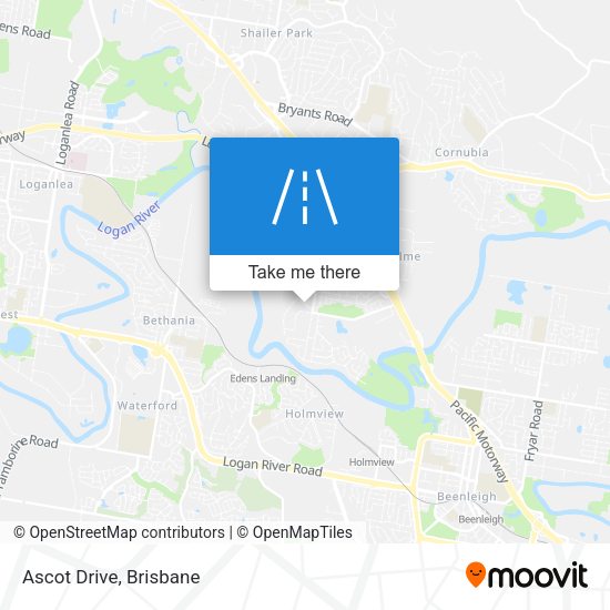 Ascot Drive map
