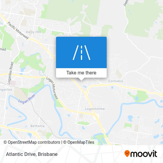 Atlantic Drive map