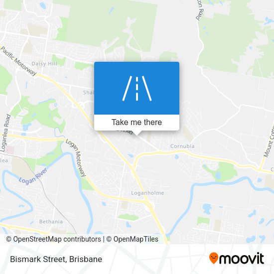 Bismark Street map
