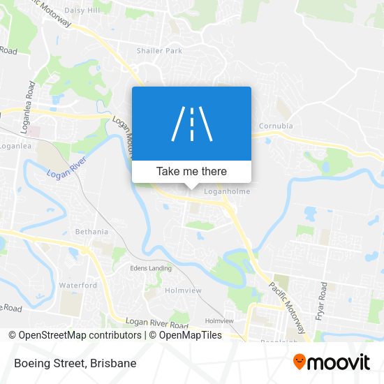 Boeing Street map