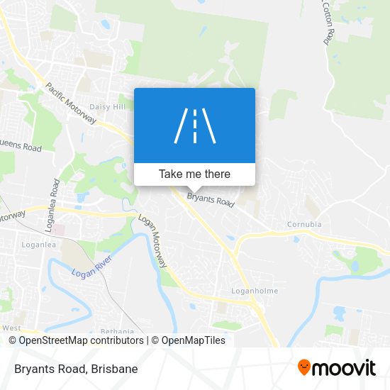Bryants Road map