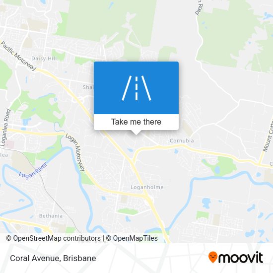 Coral Avenue map