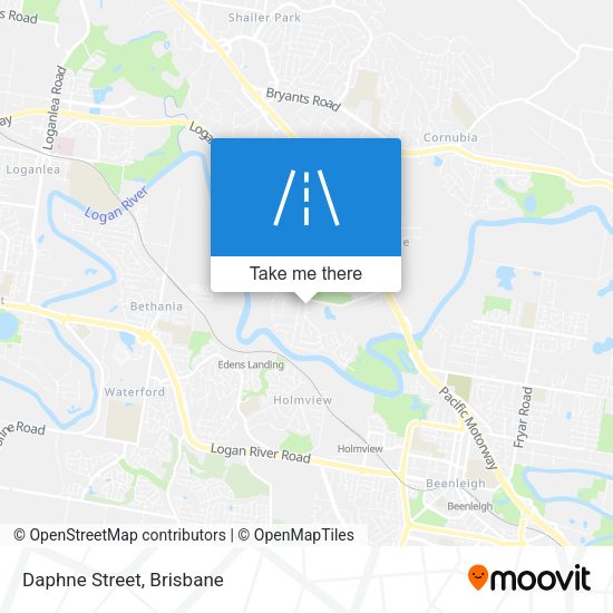 Daphne Street map