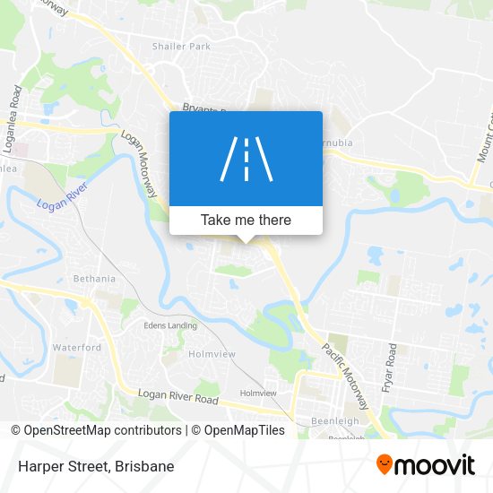 Harper Street map