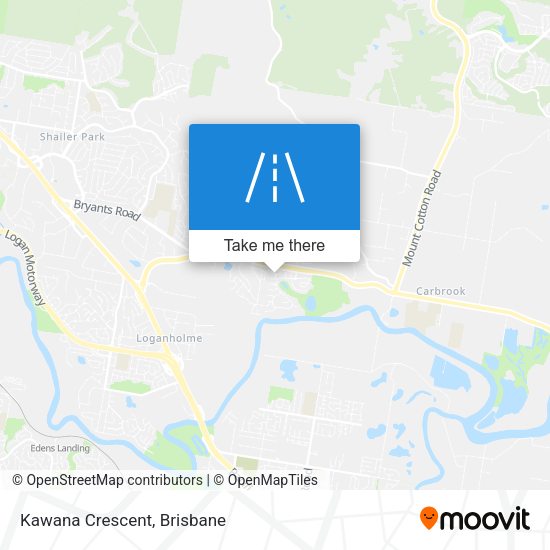 Kawana Crescent map