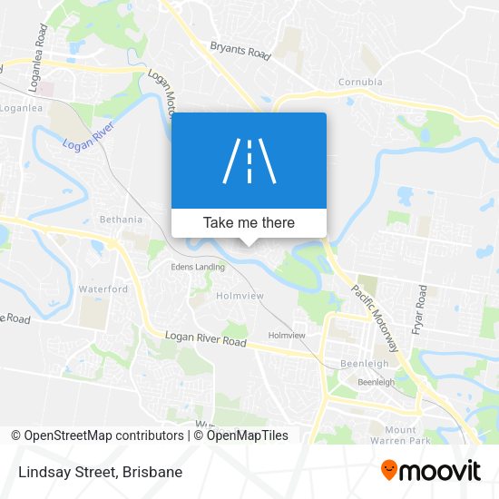 Lindsay Street map