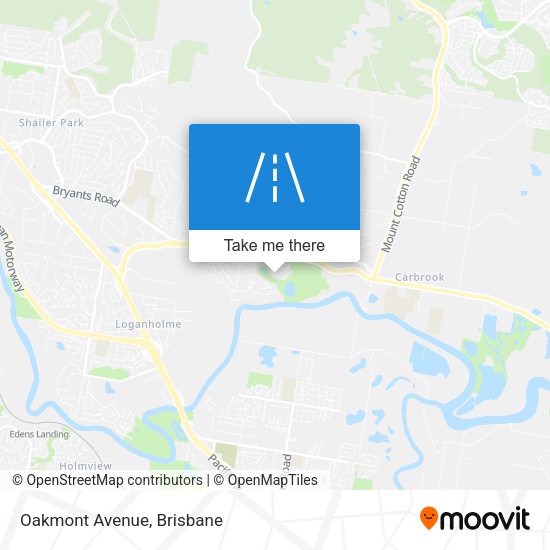 Oakmont Avenue map
