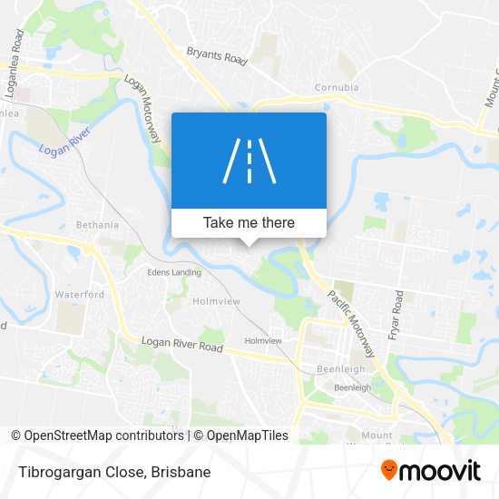 Tibrogargan Close map