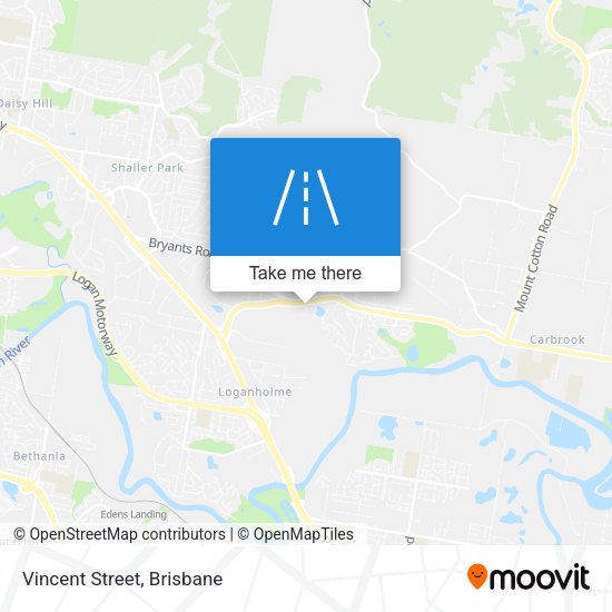 Vincent Street map