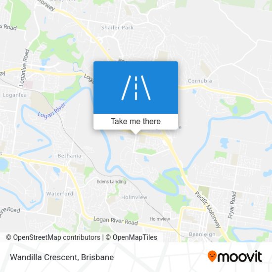 Wandilla Crescent map