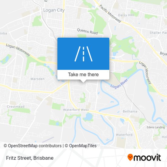 Fritz Street map