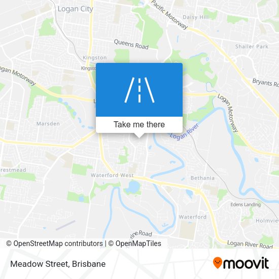 Meadow Street map