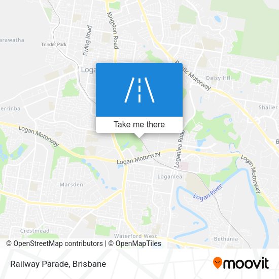 Railway Parade map