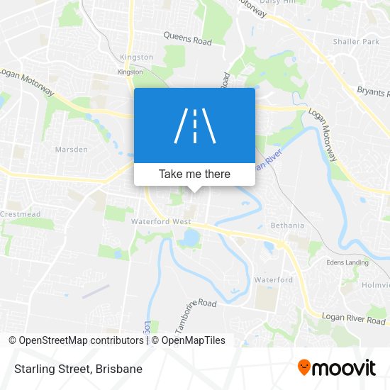 Starling Street map