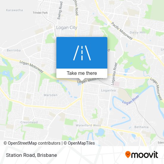 Station Road map