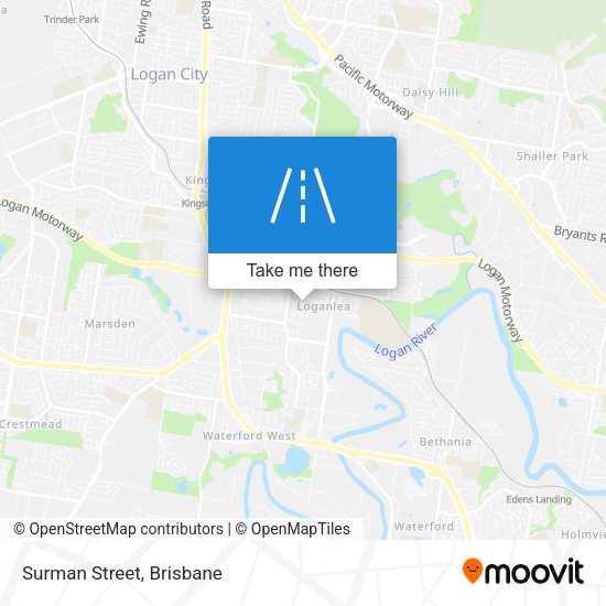 Surman Street map
