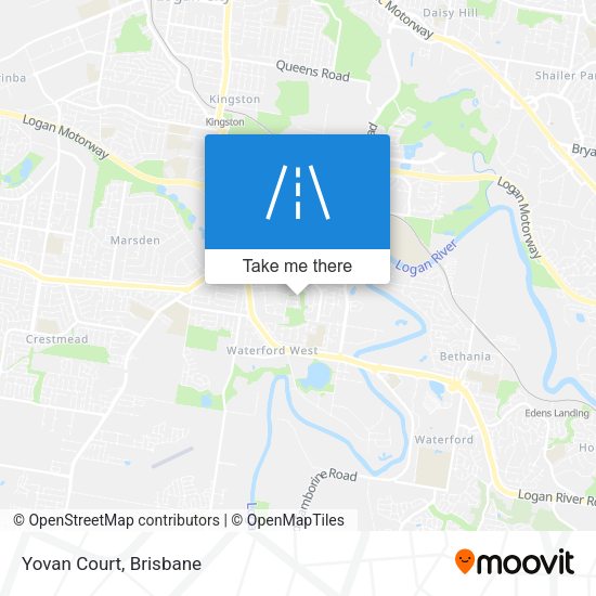 Yovan Court map