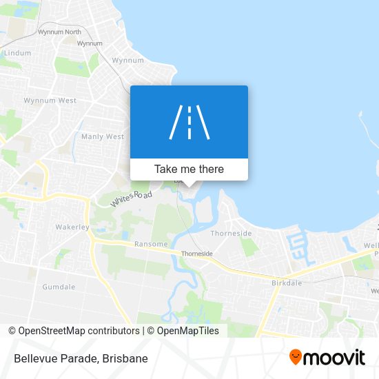 Bellevue Parade map
