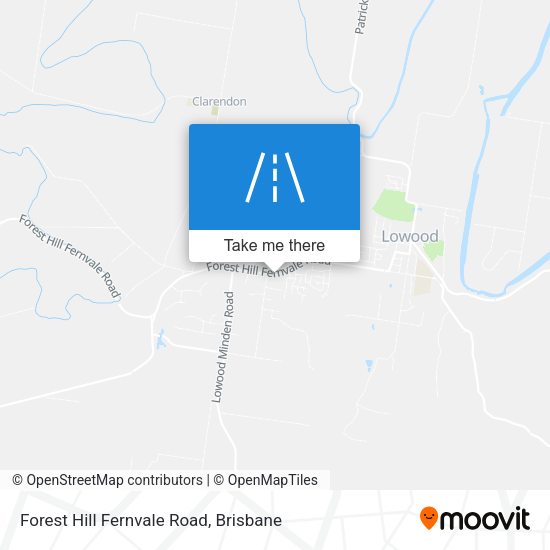 Forest Hill Fernvale Road map
