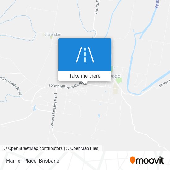 Harrier Place map