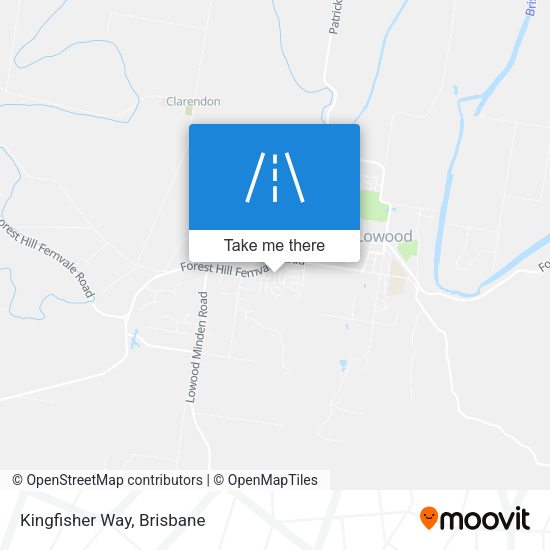 Kingfisher Way map