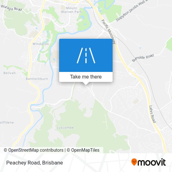 Peachey Road map