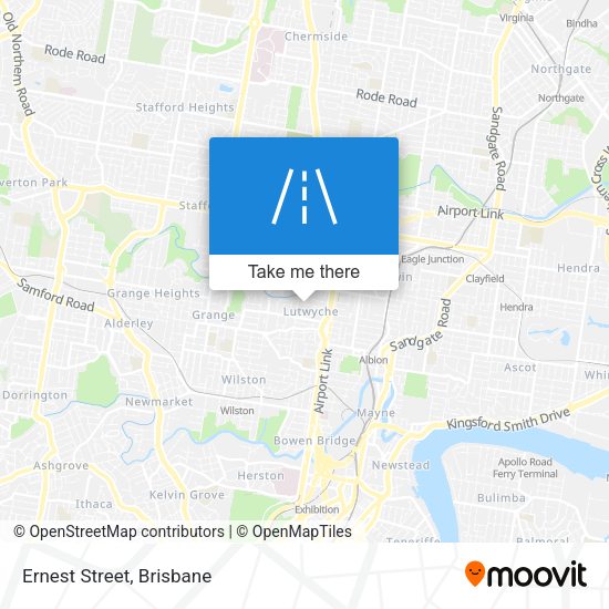 Ernest Street map