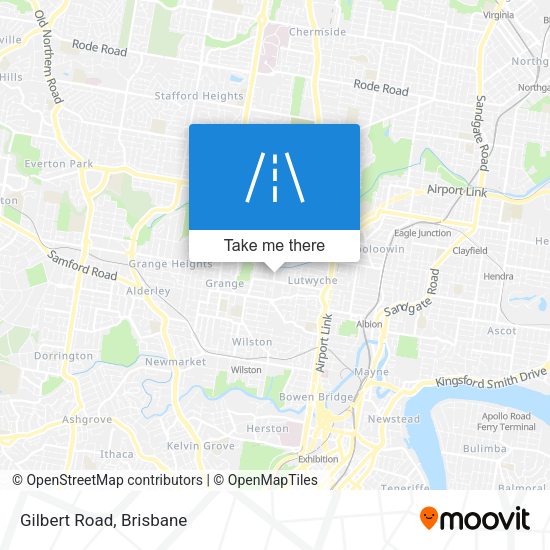 Gilbert Road map