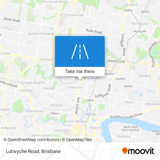 Lutwyche Road map