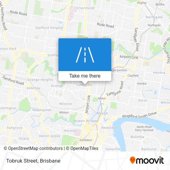 Tobruk Street map