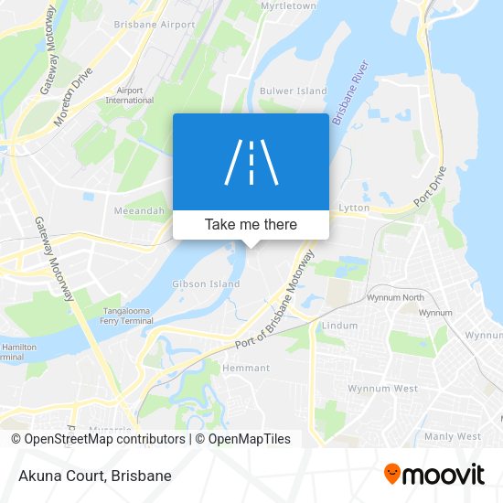 Akuna Court map