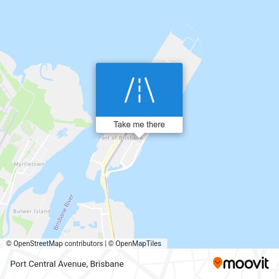 Port Central Avenue map
