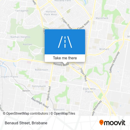 Benaud Street map
