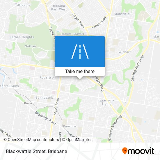 Blackwattle Street map