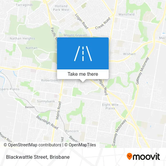 Blackwattle Street map