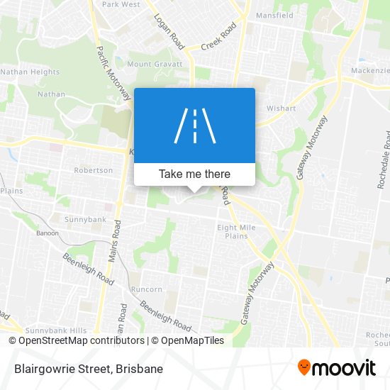 Mapa Blairgowrie Street