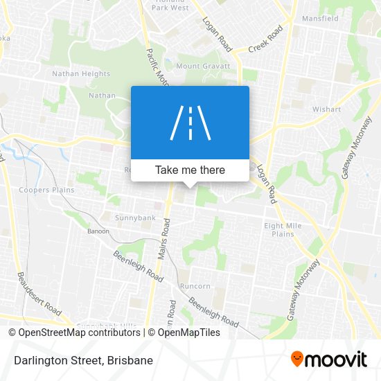 Darlington Street map