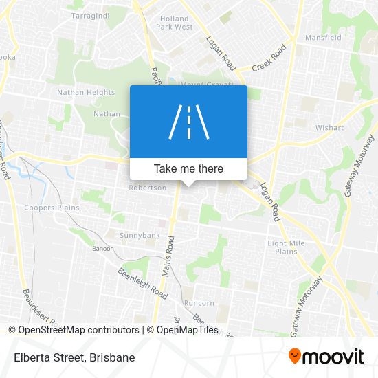 Elberta Street map