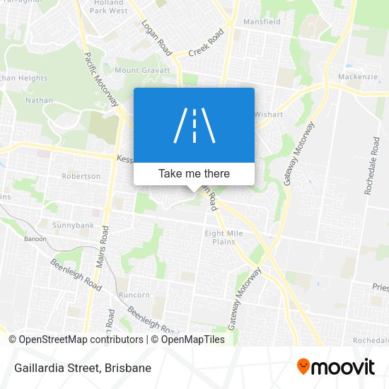 Gaillardia Street map