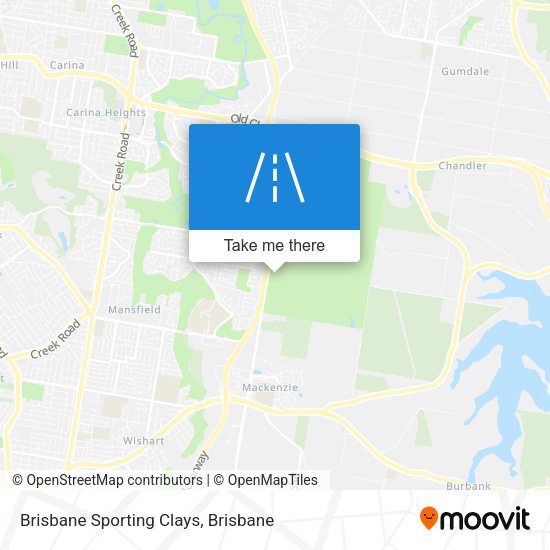 Brisbane Sporting Clays map