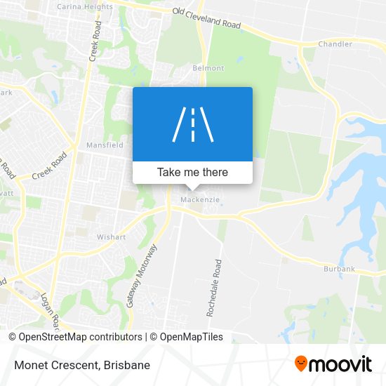 Monet Crescent map