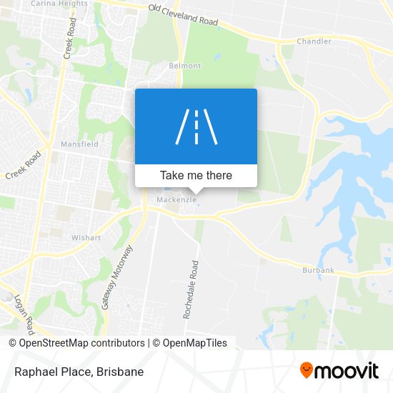 Raphael Place map