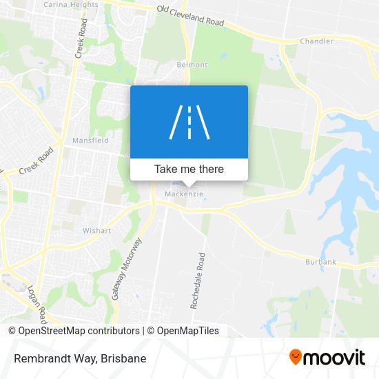 Rembrandt Way map