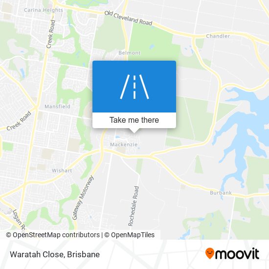 Waratah Close map