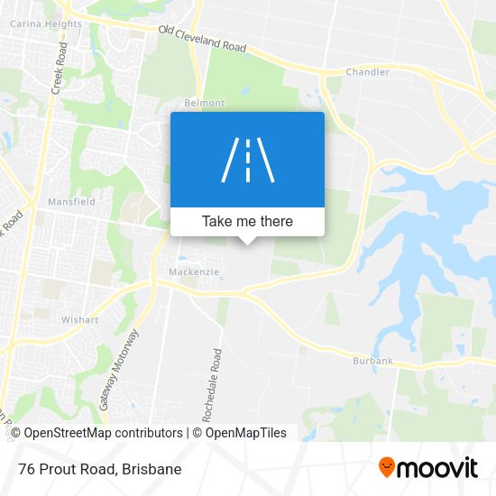76 Prout Road map